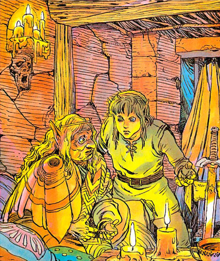 Illustration de Katsuya Terada pour le guide de jeu