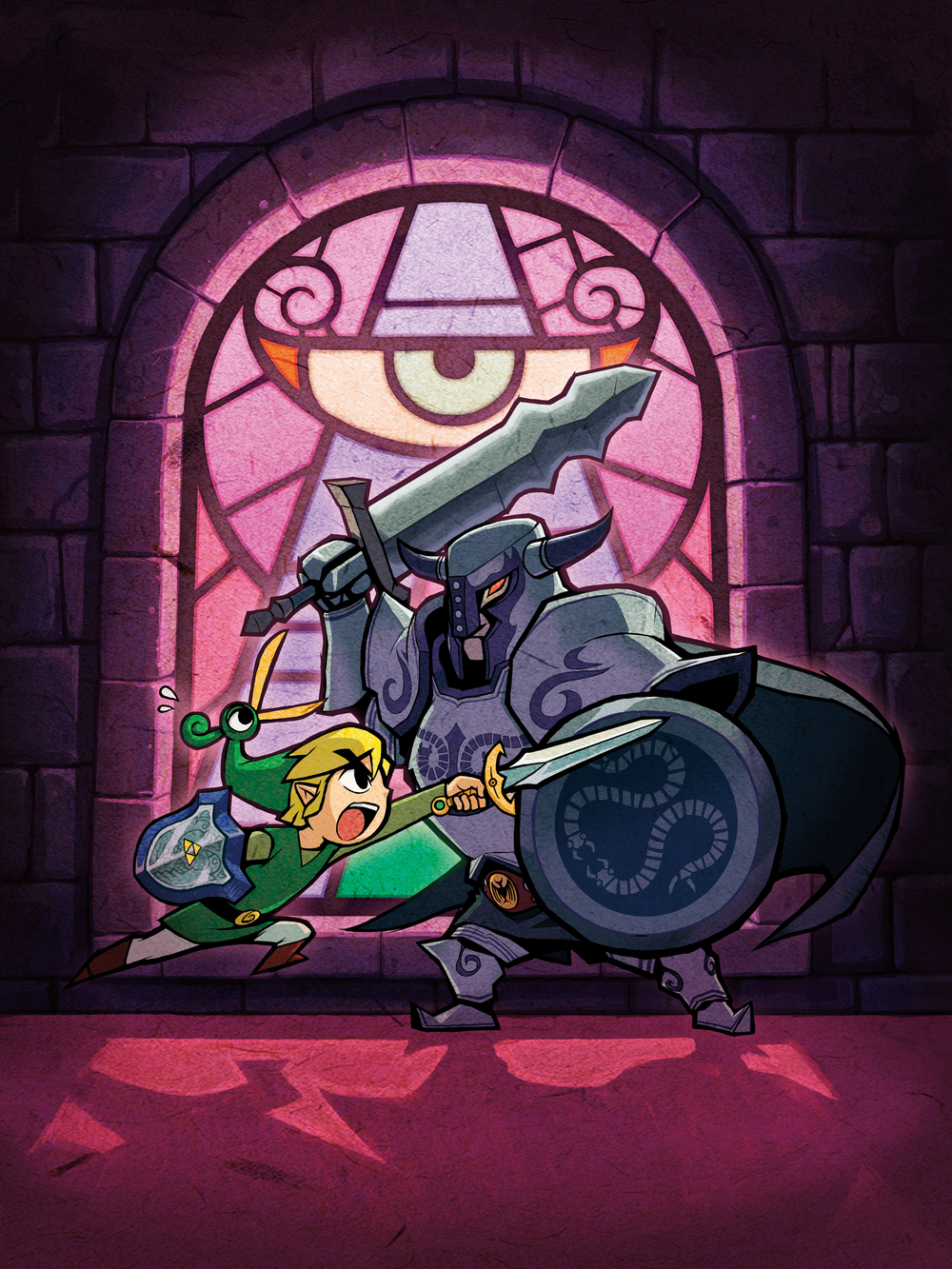 Château d'Hyrule contre dun Darknut