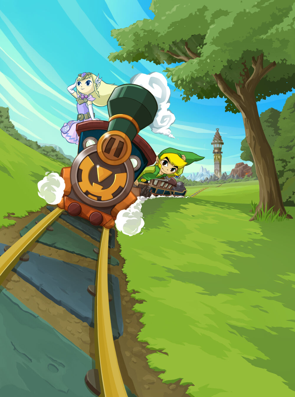 Key Artwork - Spirit Tracks