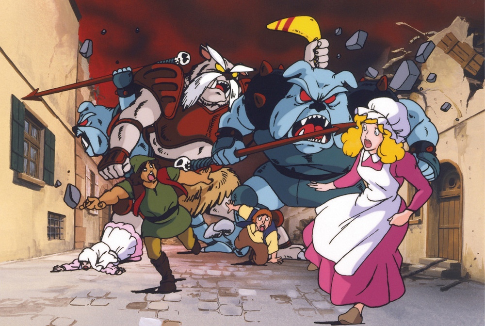 Invasion des ennemis dans un village d'Hyrule