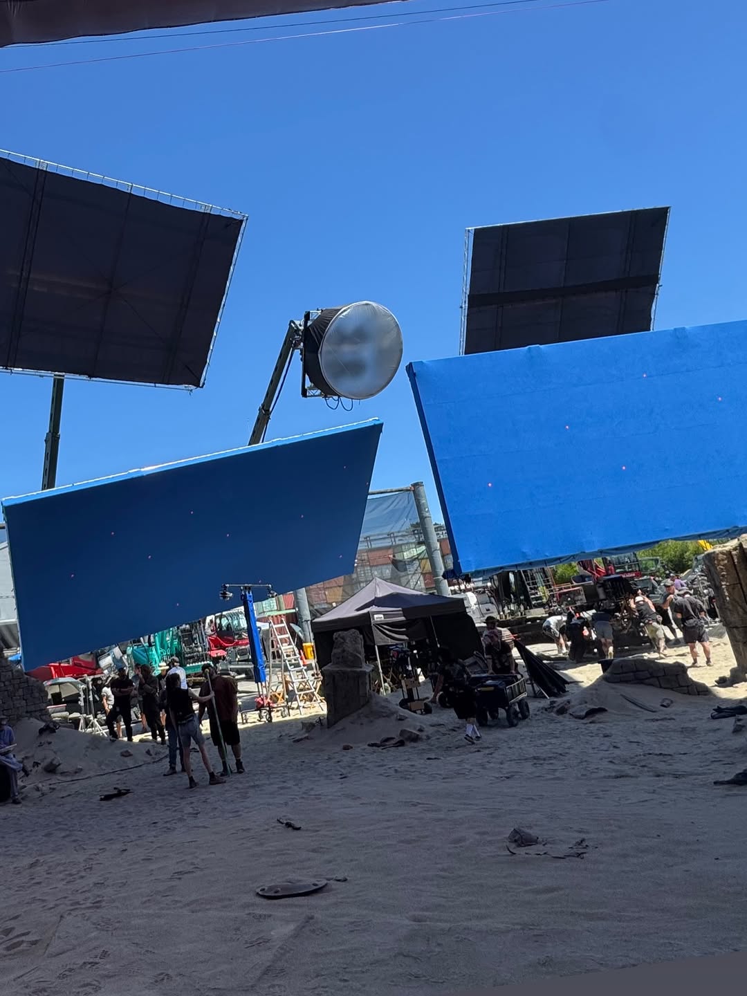 éclairage sur le plateau