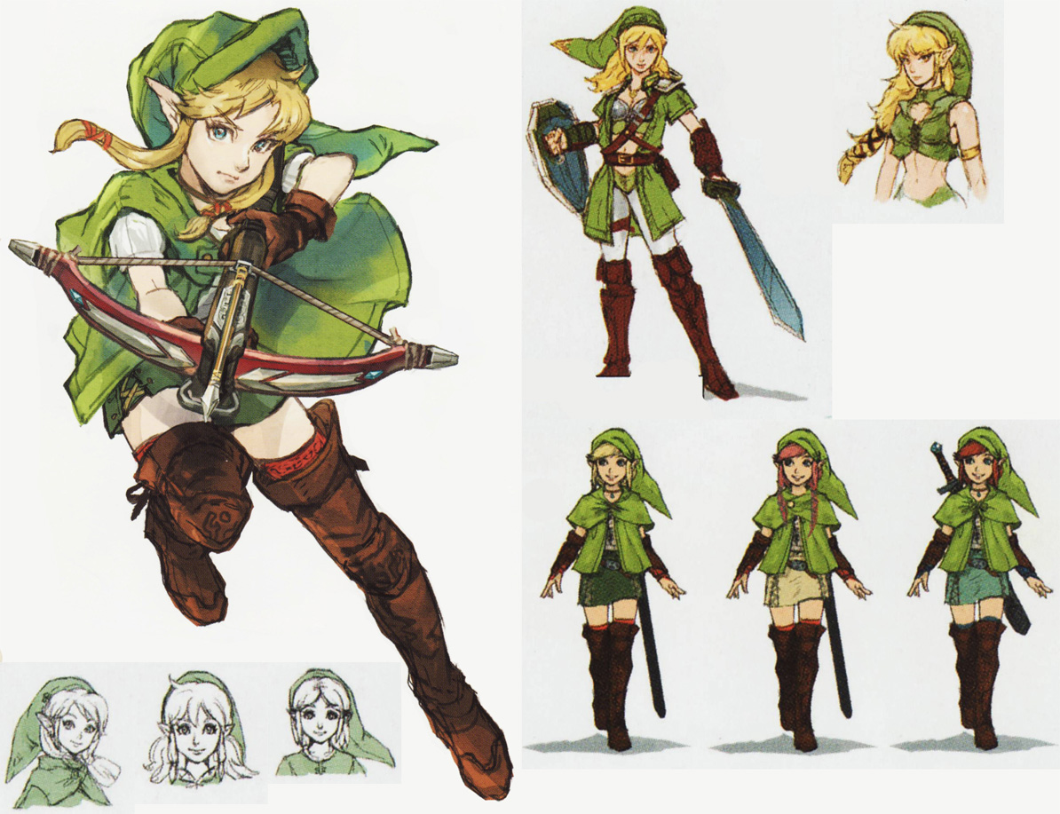 Linkle - Concept Art original